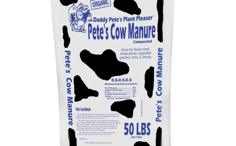 Daddy Pete’s Plant Pleaser cow manure