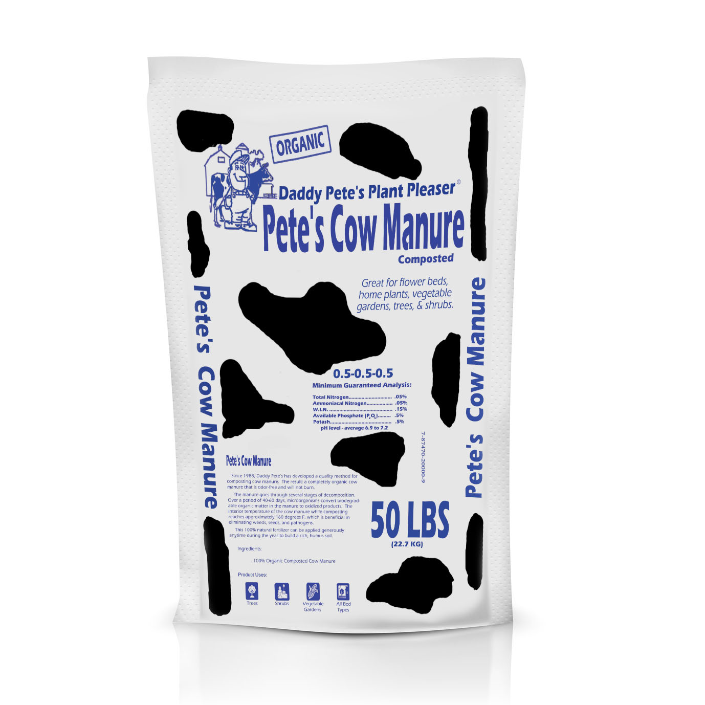 Daddy Pete’s Plant Pleaser cow manure