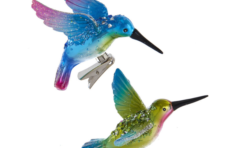 Kurt Adler NB1676. hummingbird clips