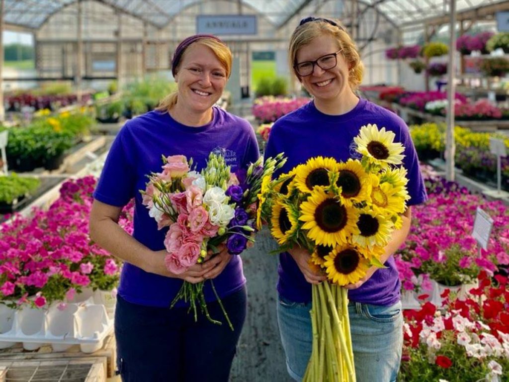 Gina and Caitlin Miller are sisters who own and manage Miller Flowers in Greenville, Ohio, a business their parents founded more than 27 years ago.