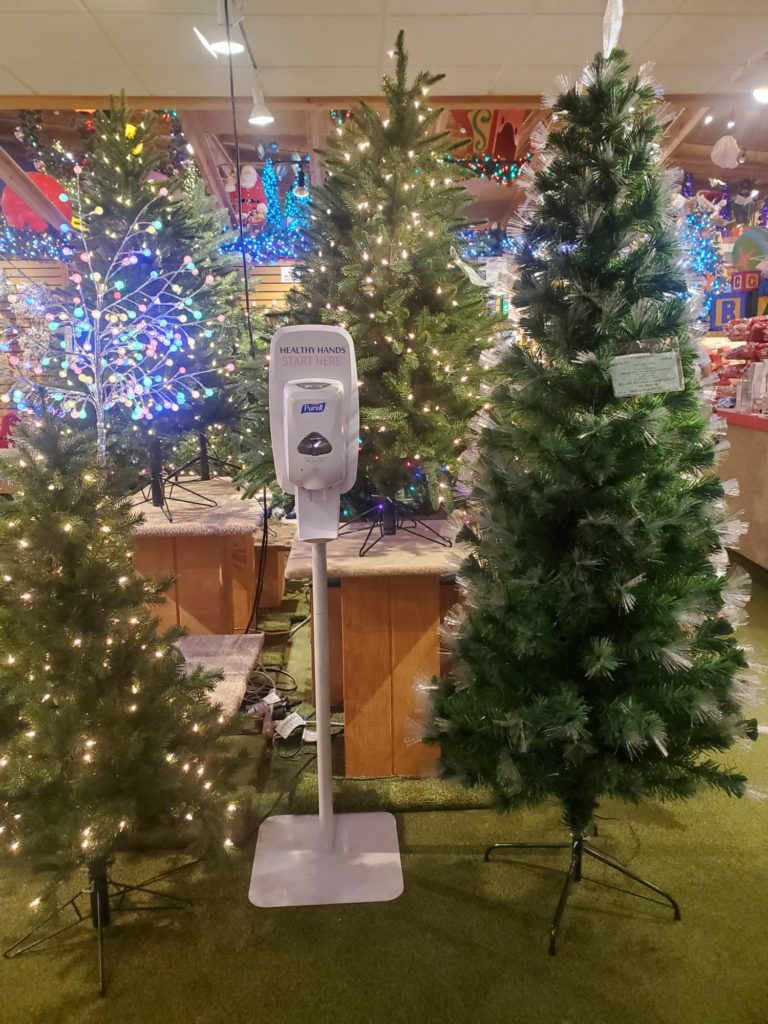 trees + Purell Bronner’s Christmas Wonderland in Frankenmuth, Michigan