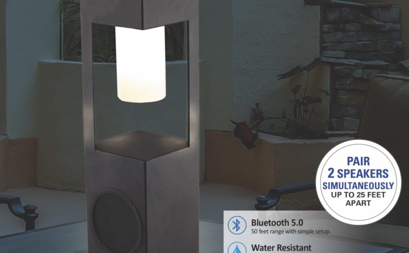 ALPINE CORP Solar Lantern Bluetooth Speaker