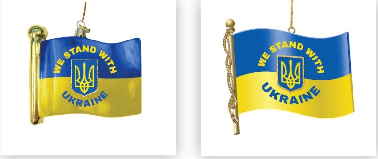 Kurt S. Adler Releases Ornaments to Show Support for Ukraine