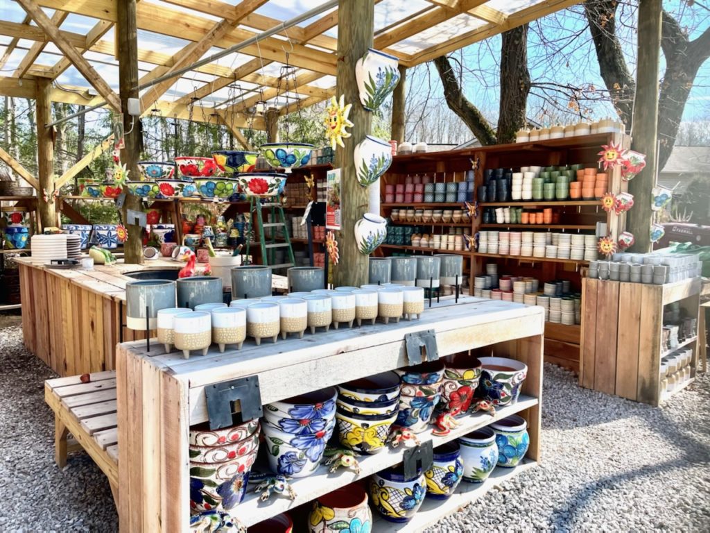 Groovy Plants Ranch  Potting Saloon stocked with thousands of containers