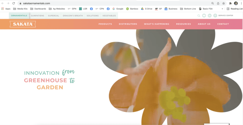Sakata Seed Launches New Website