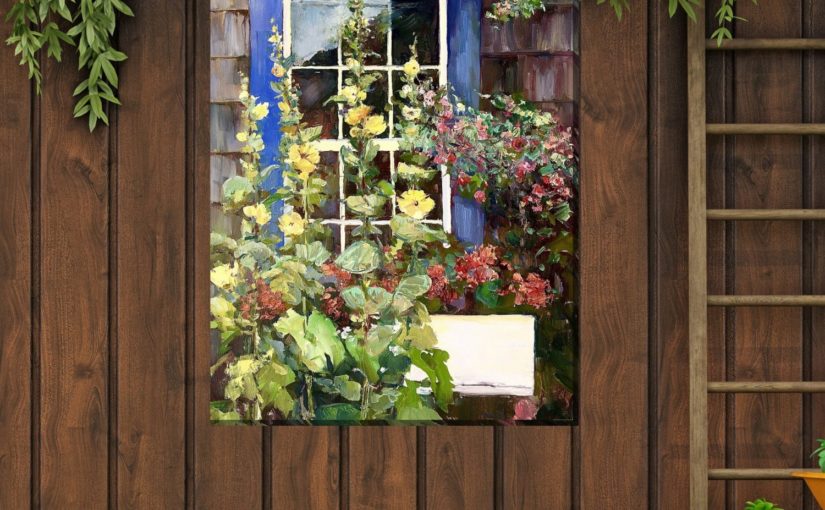 West of the Wind Outdoor Canvas Art SUMMER HOUSE