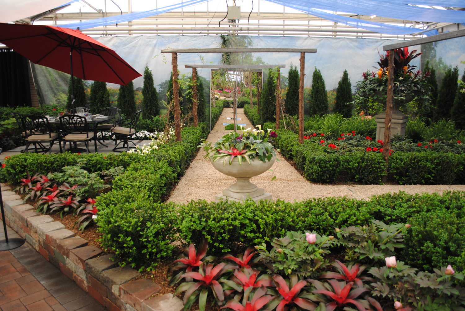 Hicks Nurseries' Flower and Garden Show featured a Hamptons garden in 2022.
