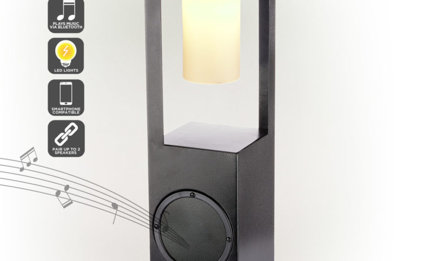 Alpine Corp metal lantern speaker