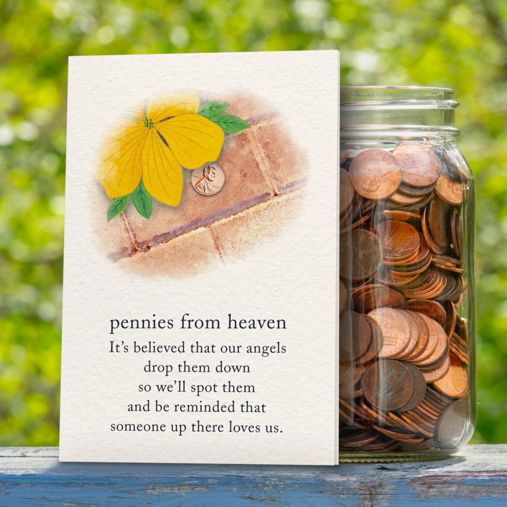 Cardthartic Card Pennies From Heaven