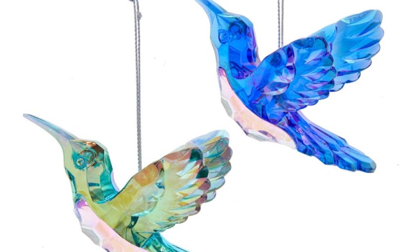 Kurt Adler hummingbird ornaments