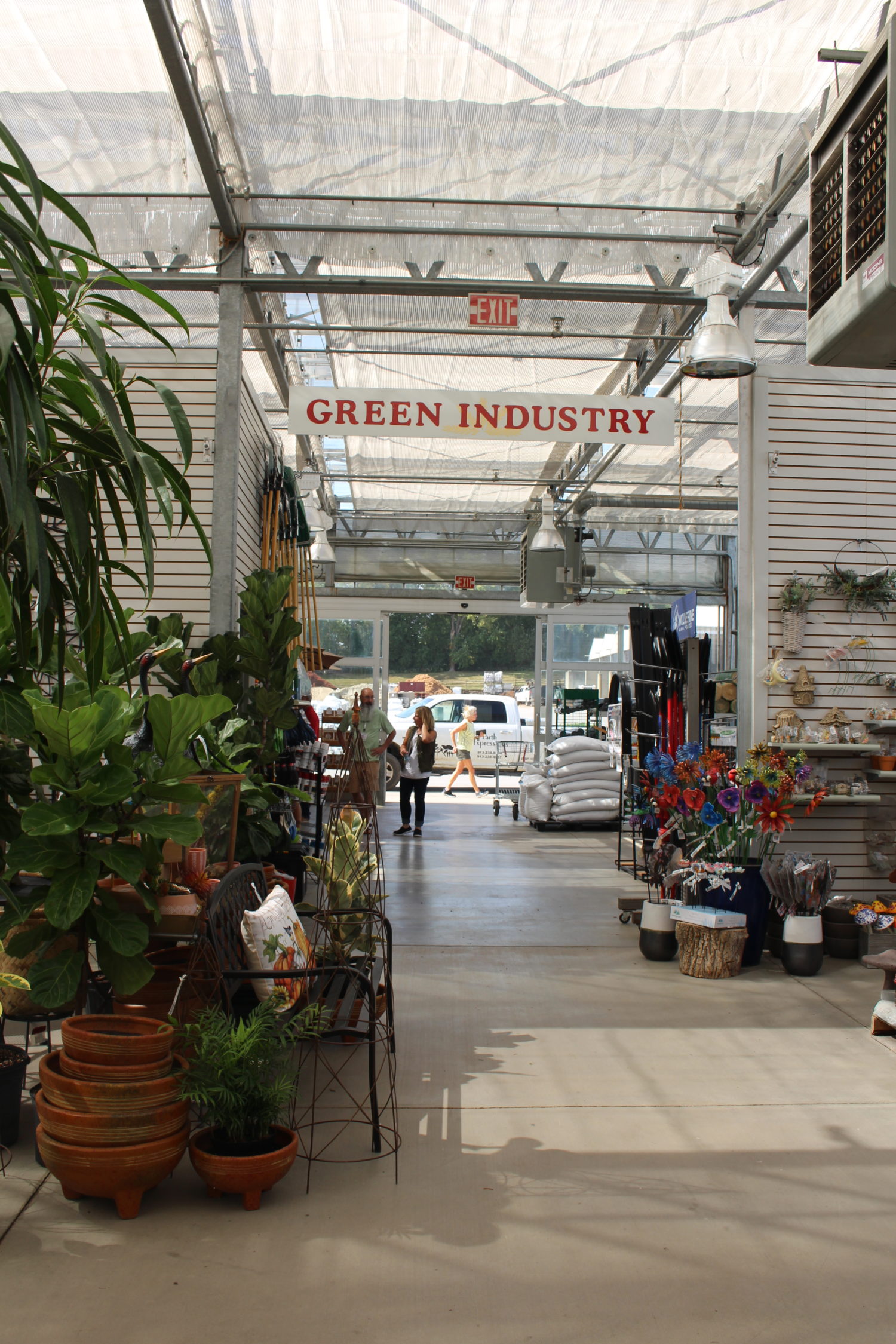 “Green Industry” sign at Suburban Lawn & Garden