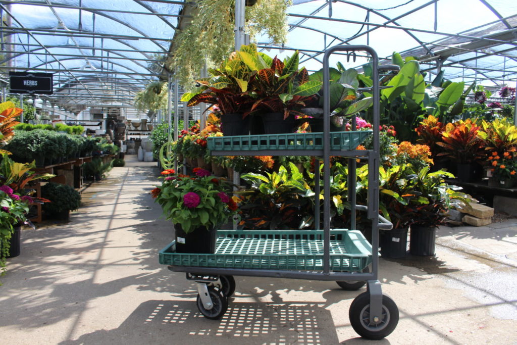 cart green goods Family Tree Nursery Shawnee Kansas