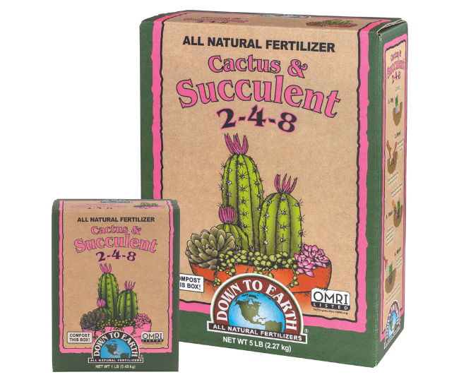 Cactus & Succulent 2-4-8 Fertilizer_Down To Earth Distributors