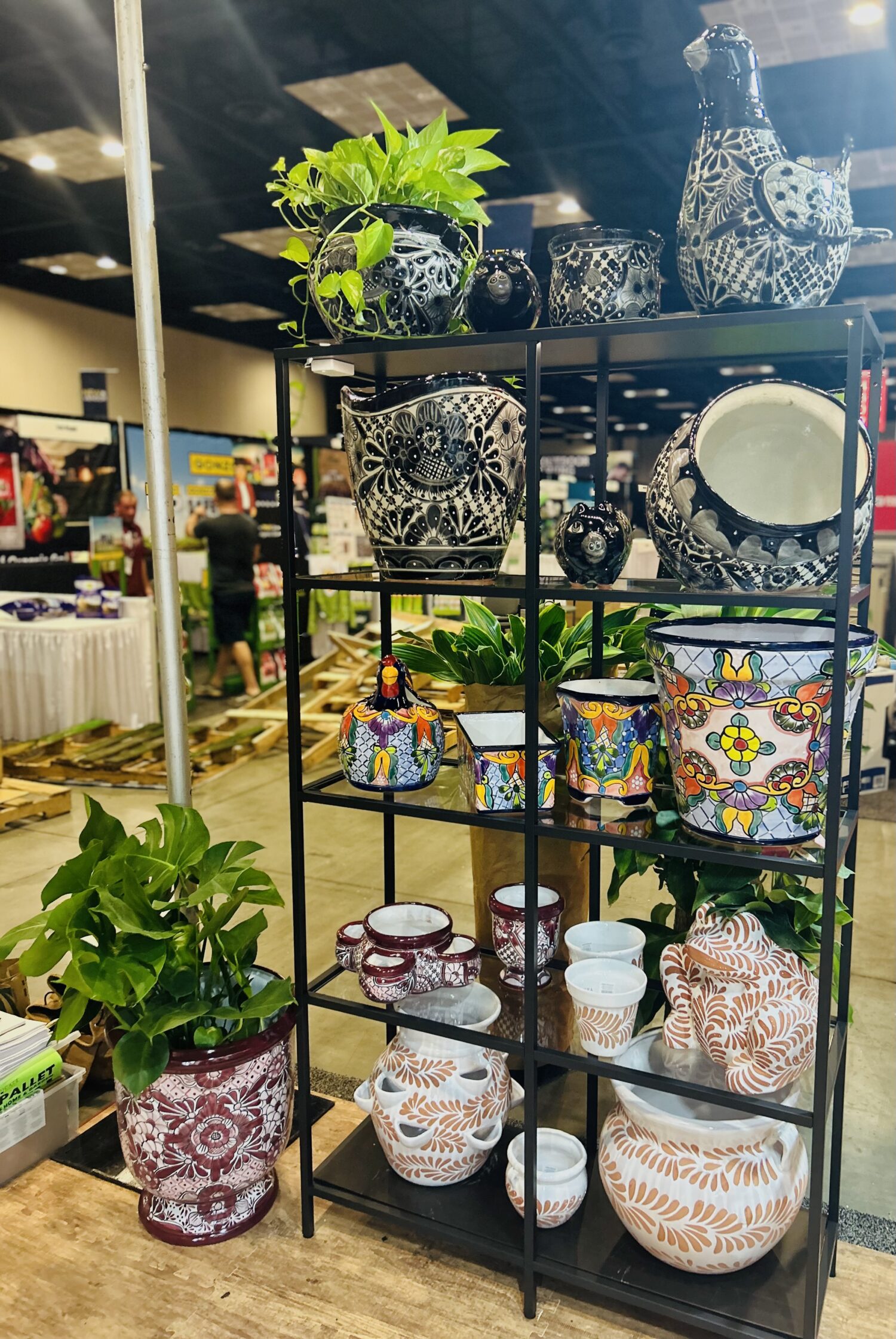 Avera Products’ Rachel du Bois said the company has seen an increase in its hand-painted Talavera pottery. Photo courtesy of Avera Products.