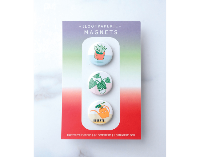 Plant Magnets, Set of 3_ILOOTPAPERIE