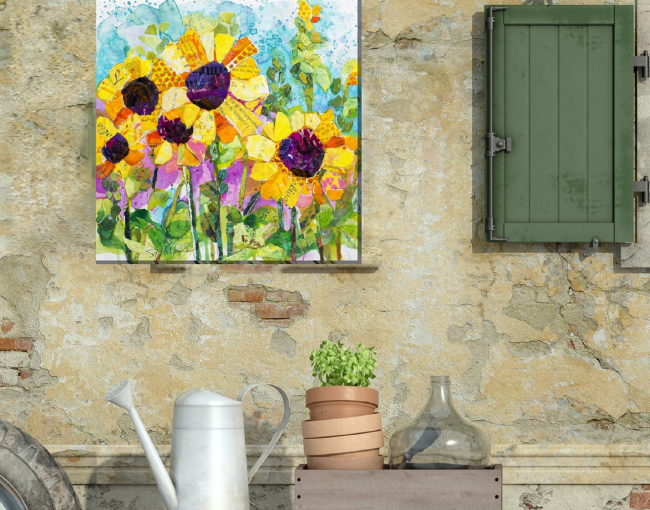 Sunshiny Day Outdoor Canvas Art_West of the Wind