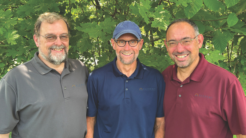 Industry veterans (from left) James Parris, Michael Kovalycsik and Bill Vietas formed Alchemy Greenhouse Solutions to provide innovative and cost-effective options to the greenhouse industry.