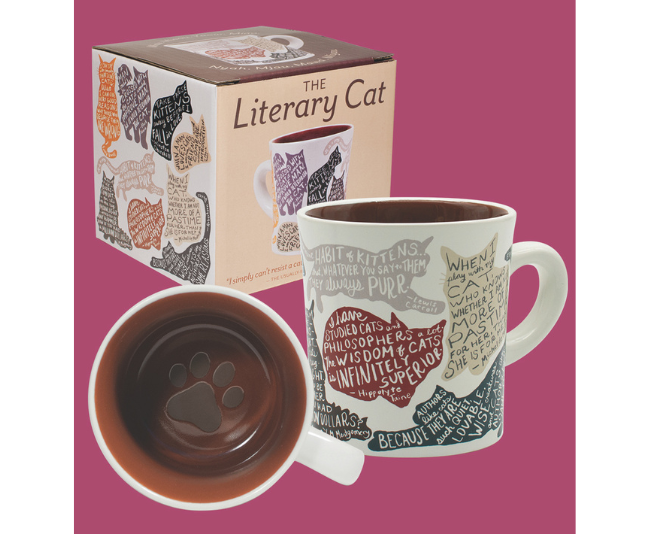 THE UNEMPLOYED PHILOSOPHERS GUILD_Literary Cat Mug
