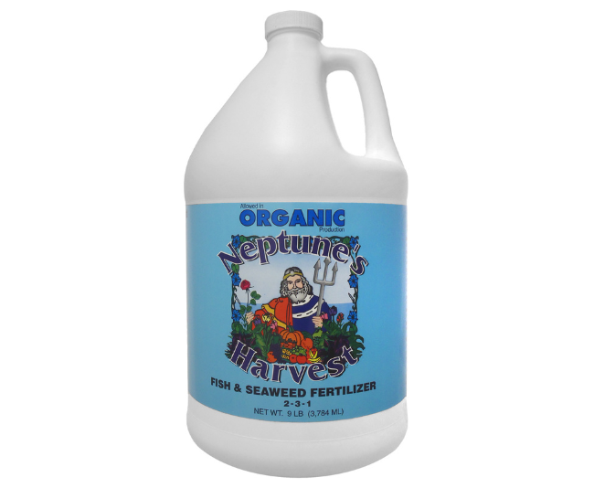 Organic Fish & Seaweed Blend Fertilizer Neptune’s Harvest