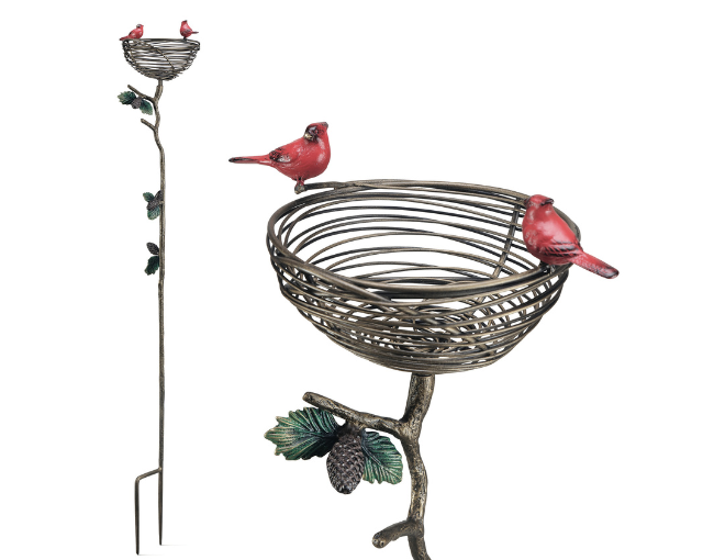 SPI Home_Cardinal Couple Planter Holder