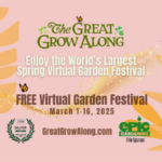 The Great Grow Along, the world's largest online garden festival, returns March 1-16, spanning three weekends of interactive, expert-led, comprehensive gardening sessions.