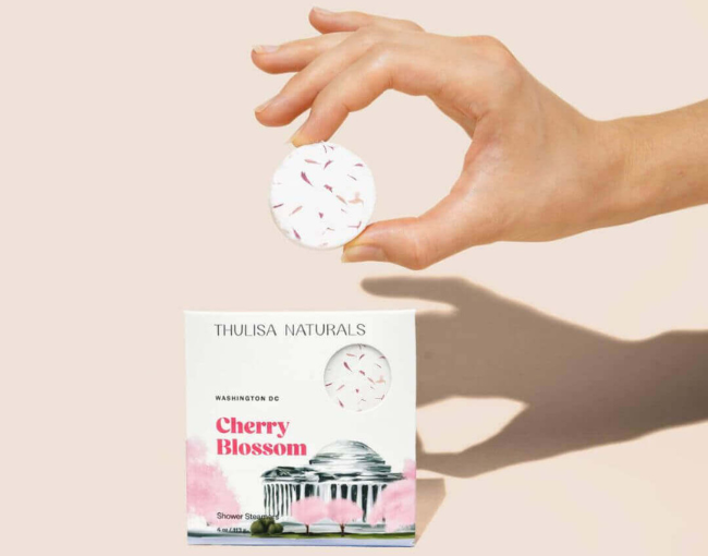 Thulisa Naturals_Japanese Cherry Blossom Shower Steamers