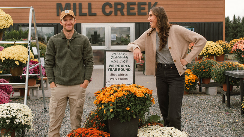 Danielle Winer is owner of Mill Creek Gardens, a year-round plant shop and greenhouse located in Central Wisconsin