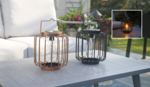 Solar accent lanterns and lights to enhance the nighttime exteriorscape experience is in demand. Photo courtesy of Echo Valley.