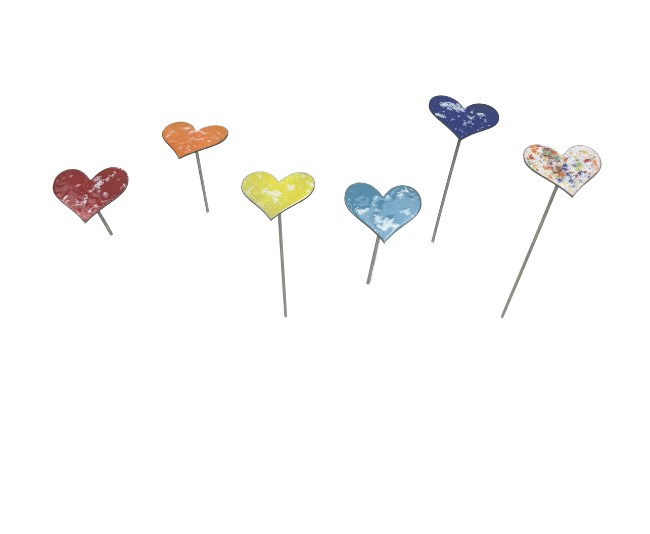 Clever Goods_ artisan copper enamel hearts