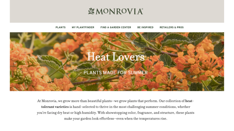 Monrovia Turns Up the Demand on Heat-Loving Plants