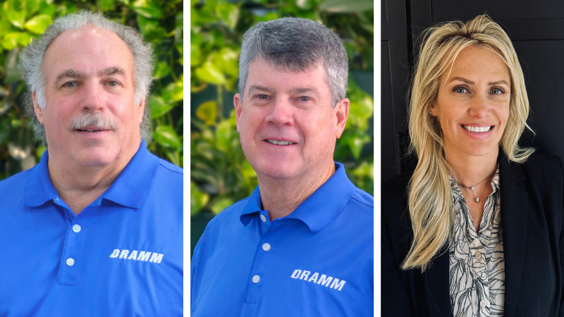 Dramm congratulates Ron Greening on retirement, announces sales staff changes