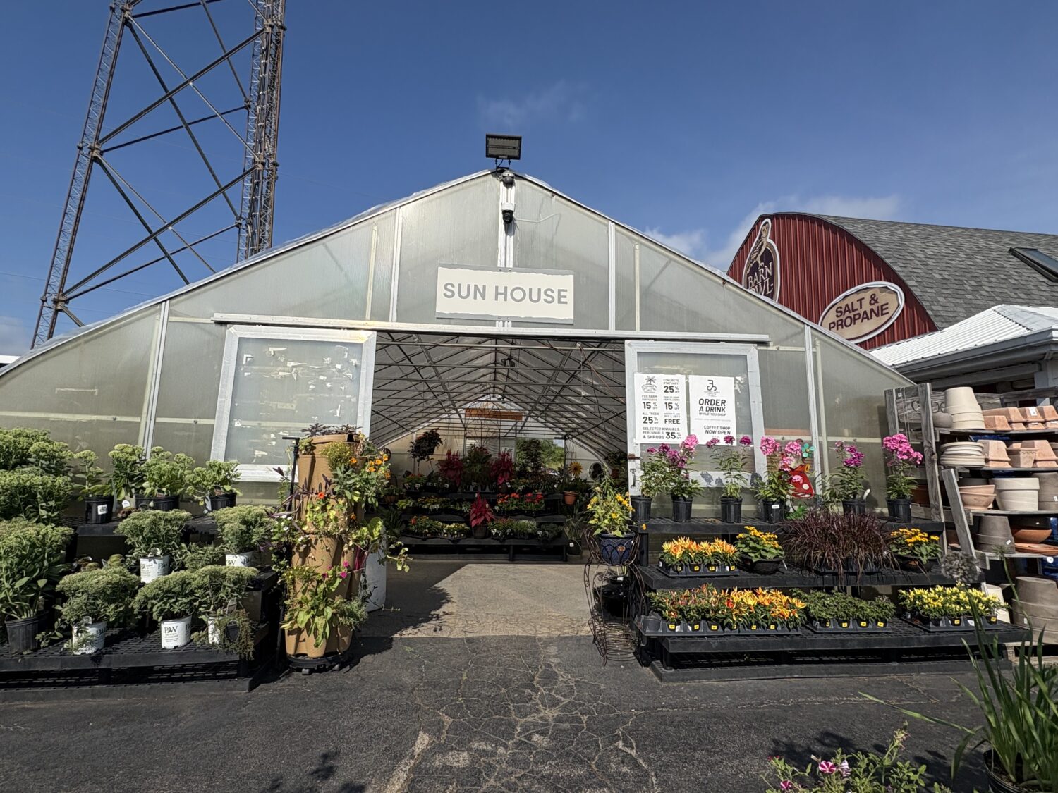 Barn Own Garden Center Sun house