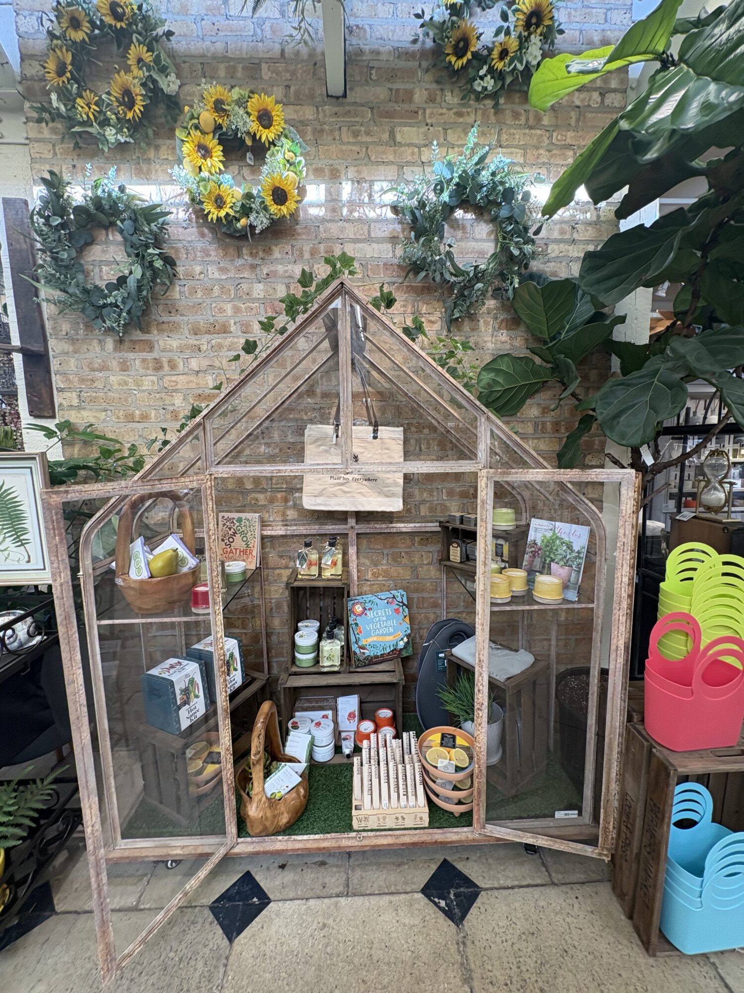 Chalet Home + Garden greenhouse merchandising