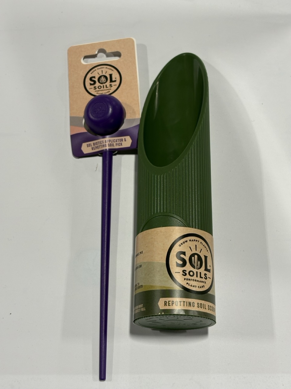Sol Soils Repotting Scoop & Teaspoon/Soil Pick