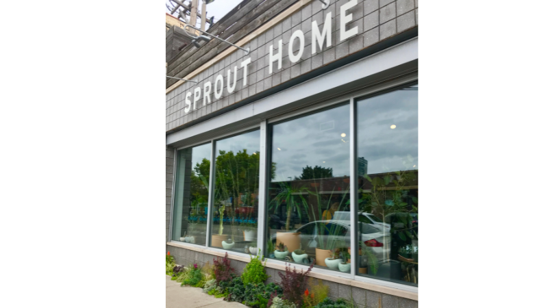 Sprout Home combines home goods and florals to create a creative and fun shopping experience.