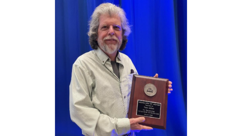 National Garden Bureau (NGB), along with All-America Selections and the Home Garden Seed Association, have presented the Medallion of Honor to Tom Johns, previous president and owner of Territorial Seed Co.