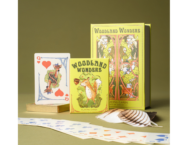 Good Juju Ink_Woodland Wonders Playing Cards Book Box Set