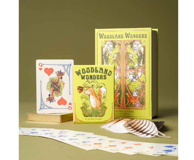 Good Juju Ink_Woodland Wonders Playing Cards Book Box Set