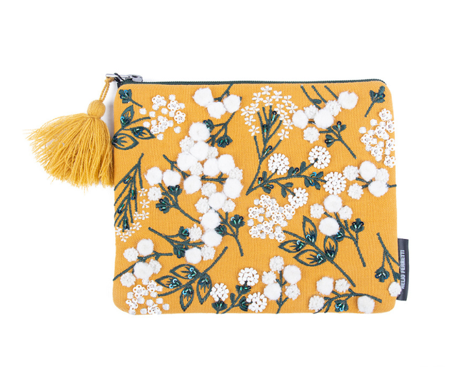 Helio Ferretti_YELLOW DANDELION FLOWER CLUTCH
