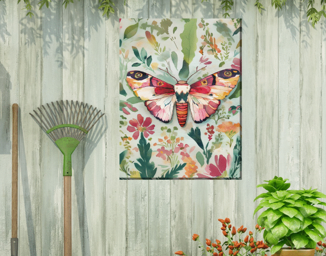 West of the Wind_Butterfly Beauty Outdoor Canvas Art