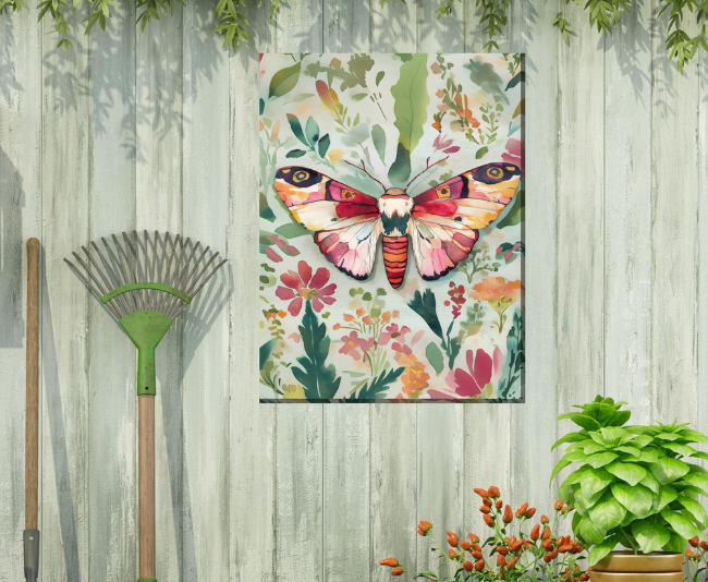 West of the Wind_Butterfly Beauty Outdoor Canvas Art