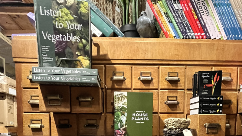 Even if you don't make significant profit on books, their presence signals that you care about education. Photos by Teresa McPherson.