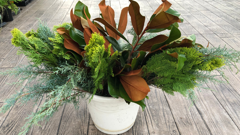 M&M Wintergreens and Smithers-Oasis introduced a retail-ready Wintergreens Forage Kit for holiday porch pot displays