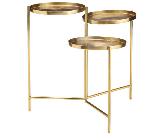 Burton + Burton _Gold plant stand