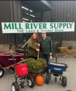 Family-run Mill River Supply’s current owner Lee and husband Jay. Photo courtesy of Mill River Supply.